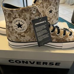 Converse Chuck Taylor All Star Pro High ‘Digi Camo’ New in Box Unisex Sz 9.5 Male& 11.5 Female