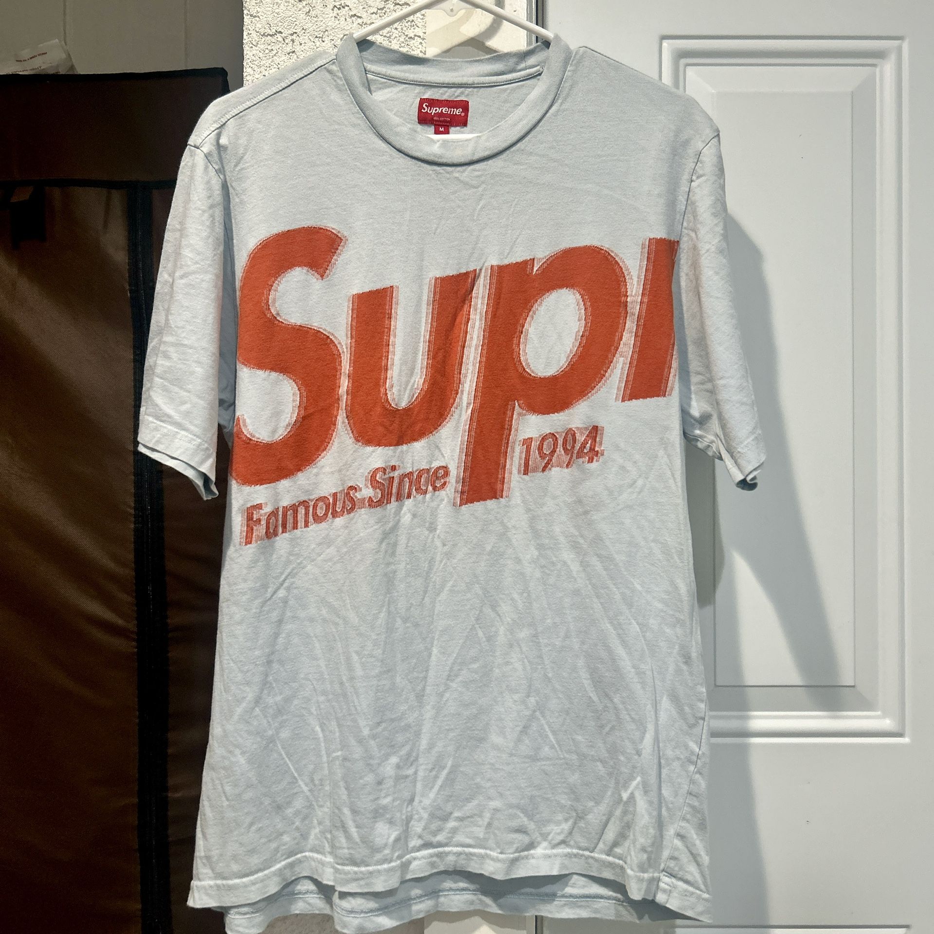 Supreme Intarsia Spellout S/S Top Size M