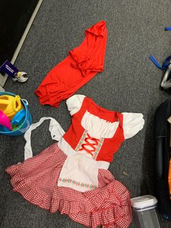 Little Red Ridinghood Custome For Girl Size 5