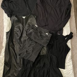 Black CLOTHING BUNDLE for 2x, 16/18 curvy girl