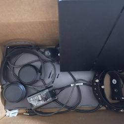 Box Full Of Electronics Laptop PS4 And Head Phones And Bullet Belt 