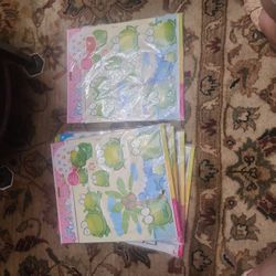 wall decals room decor kids 3d peel and stick 12'by 12'