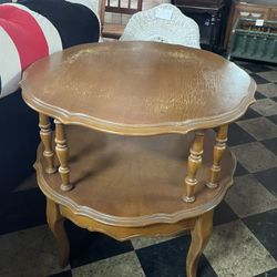 Round Solid Wood Table