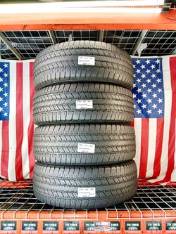 ✅ 4 USED TIRES 275/55R20 GOODYEAR WRANGLER SRA ALL SEASON 275 55 20