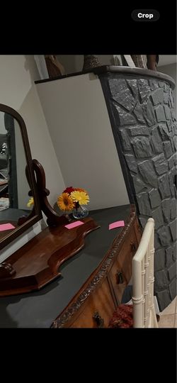 Desk / mirror set up