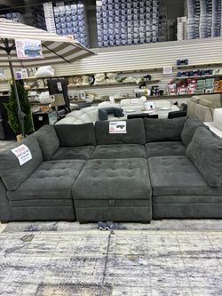 Thomasville Tisdale 6 piece modular sectional