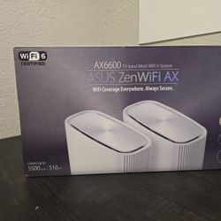 ASUS ZenWiFi AX6600 Mesh WiFi 6 System (2-Pack) – Like New