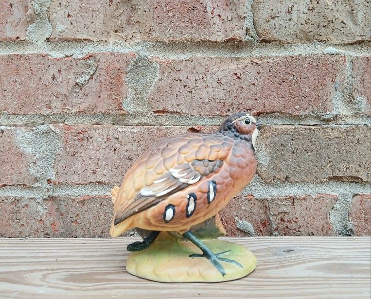 Vintage Quail Figurine