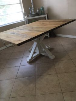 Farmhouse dining room table