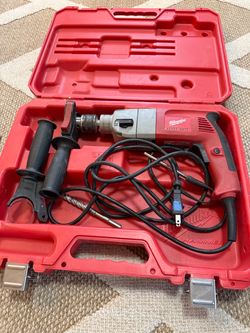 Milwaukee hammer drill.