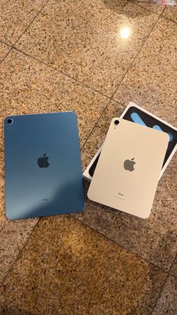 iPad Mini 6 & IPad 10th Gen 64GB $540 or best offer !