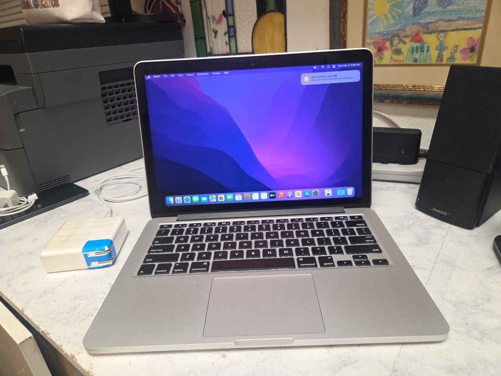 MacBook Pro 13" Retina i5 8Ram 256SSD Monterey-office