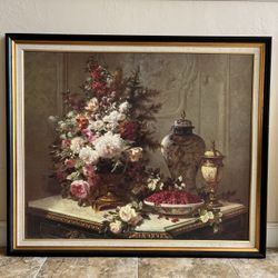 Large Floral Painting 