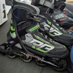 Kids Adjustable Size Roller Blades 