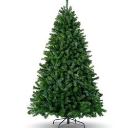 6ft Artificial Christmas Tree, Premium Hinged Spruce Metal Foldable Stand (New in Box)