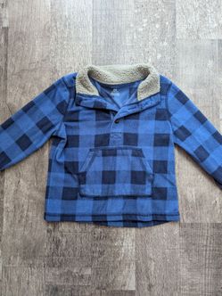 Carter's Fleece Buffalo Plaid Pullover