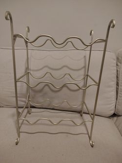 Chrome Pomina Wine Rack