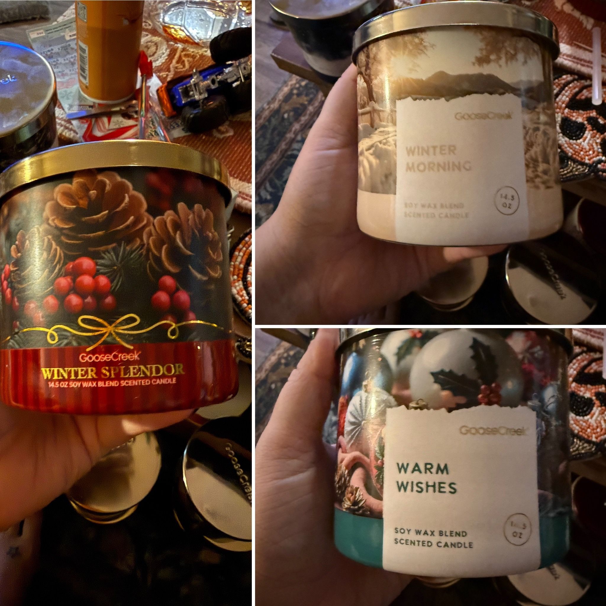 3 Wick Candles Goosecreek And Some Bath And Body 