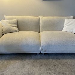 White Couch. 
