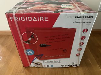 Frigidaire 1.6 Cu Ft Retro Compact Refrigerator With Side Bottle Opener, Red