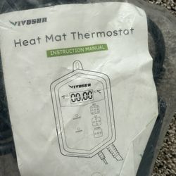 VIVOSUN Digital Heat Mat Thermostat Controller, 40–108 ºF 1000W for Reptiles, Seedlings, Germination, Incubation and Fermentation