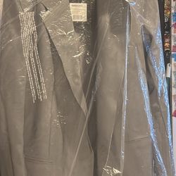 Norma Kamali women’s oversized single breasted jacket 