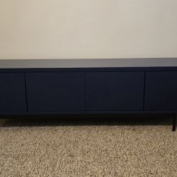 TV Stand 75 in. Dark Blue