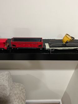Vintage Model Train Cars Set