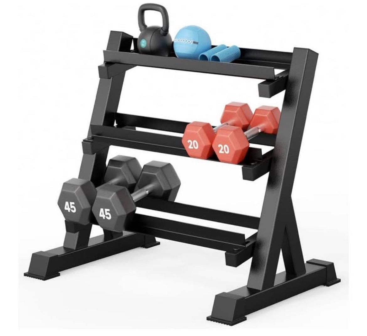 Dumbells Rack 3 3 Tier Capacity 1100 Lbs Brand New In Box