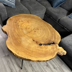 coffee table  live edge