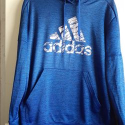 BLUE ADIDAS SWEATER