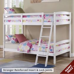 Twin Size Bunk Bed And Mattresses 