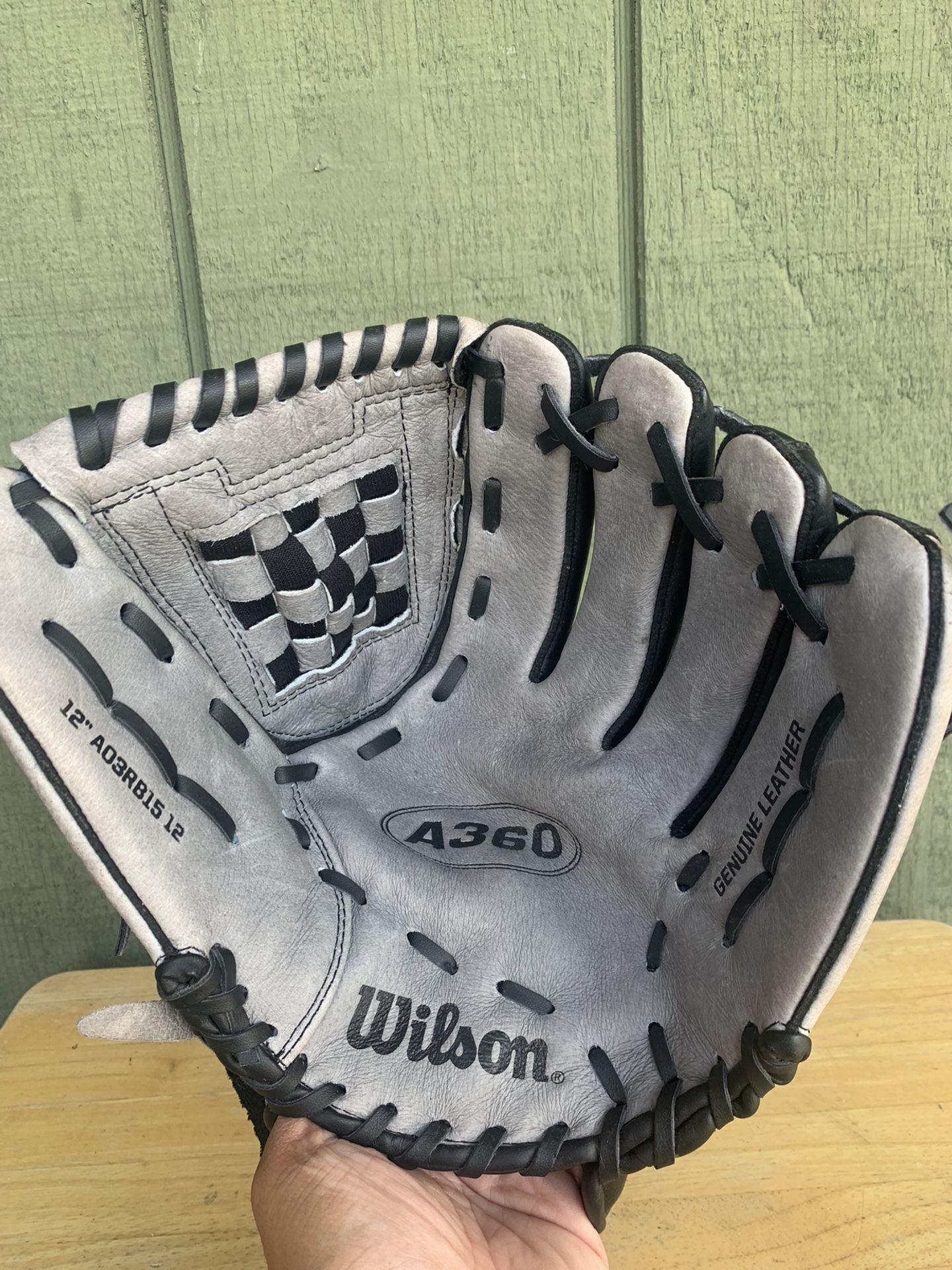 Wilson A360 12” Baseball Glove A03RB15 12 Right Hand Throw