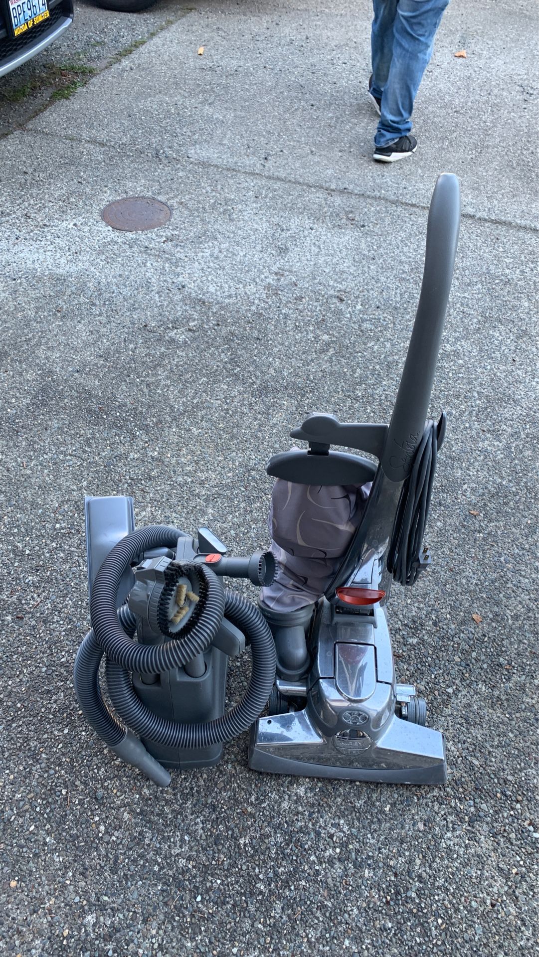 Kirby with attachments