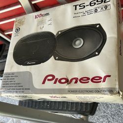 2 Speakers Never Used Or Hooked  Up 