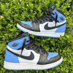 Size 7y 8.5w - Jordan 1 Retro OG High UNC Toe