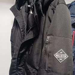 Mens Hollister Winter Coat 