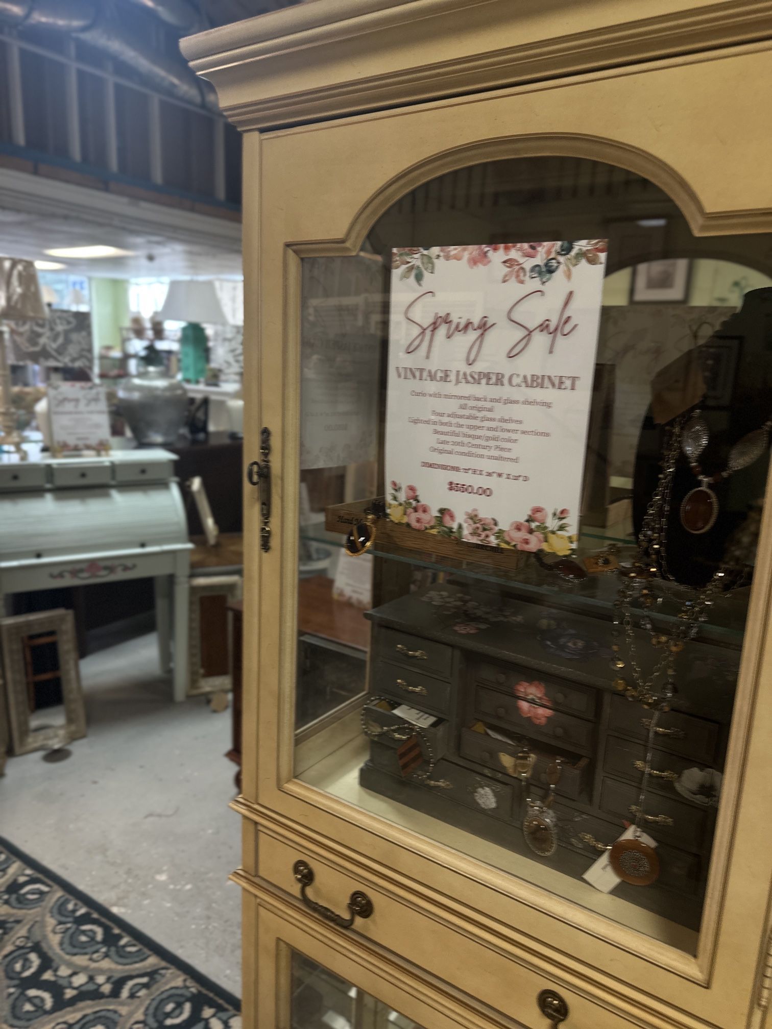 Antique Jasper Cabinet