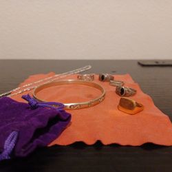 7 Pieces Of Silver Jewelry 