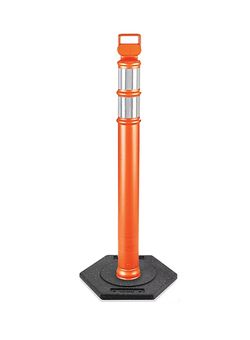 Delineator Post with Base - 45" Orange