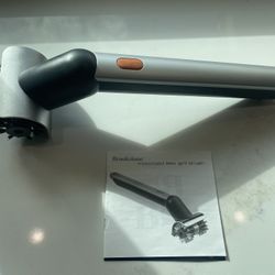 Brookstone Motorized BBQ Grill Brush Heavy Duty Push Button Control