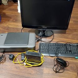 Monitor, Printer, Keyboard, Modem And Mouse