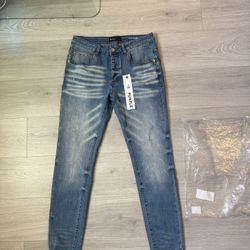 Slim-Fit Purple Brand Jeans 