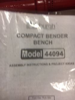 Compact Bench Bender