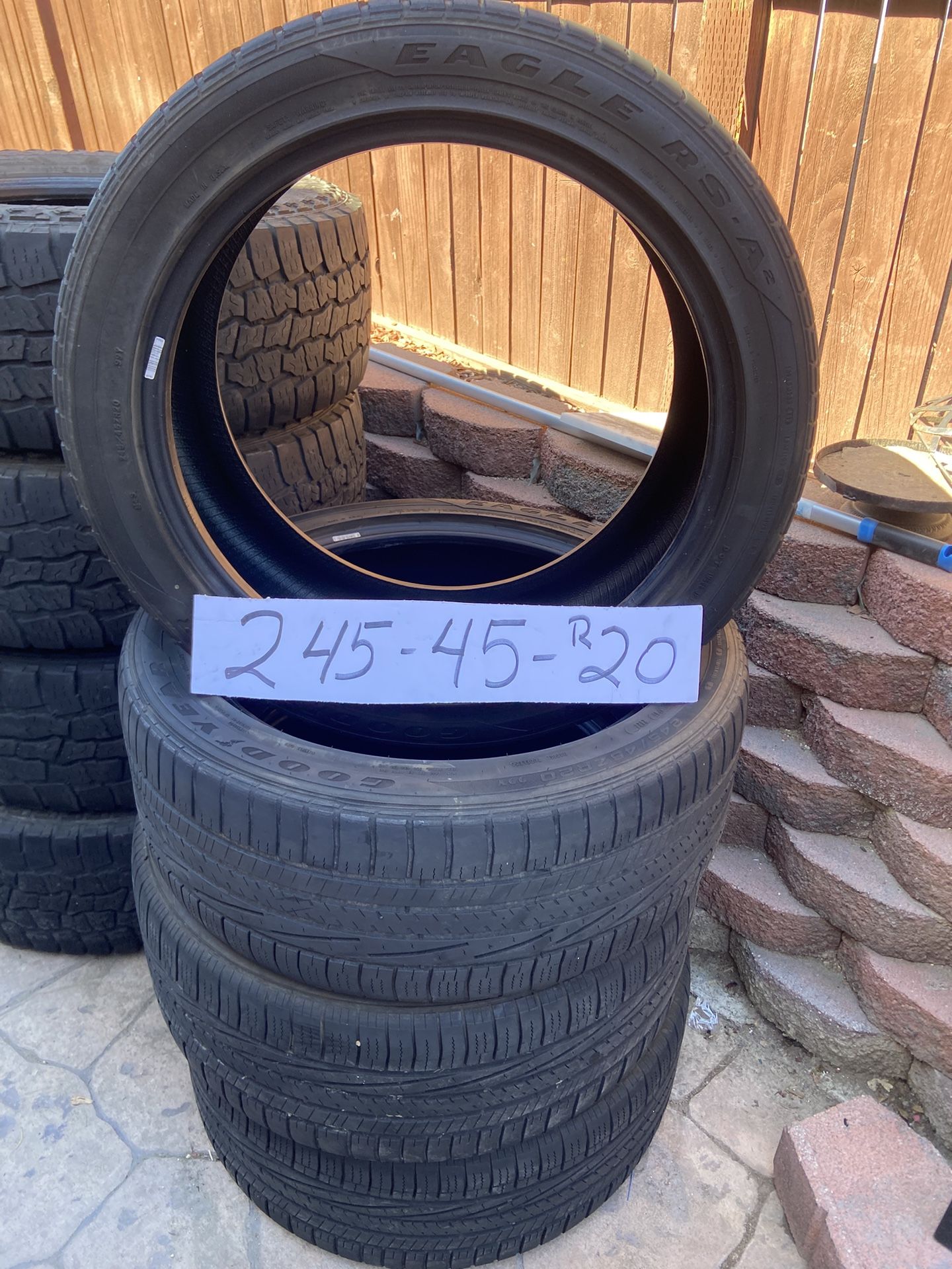245. 45 R20