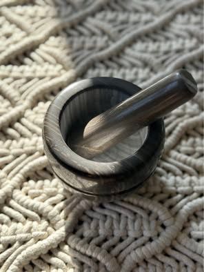 Eramosa Marble Mortar & Pestle – Functional Art for Your Kitchen