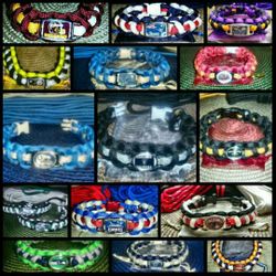Custom NFL Paracord Bracelets