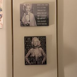 Set Of 2 Marilyn Monroe Pictures/8x10