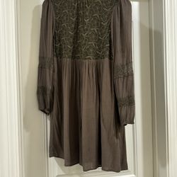 Esley Boho Olive Dress