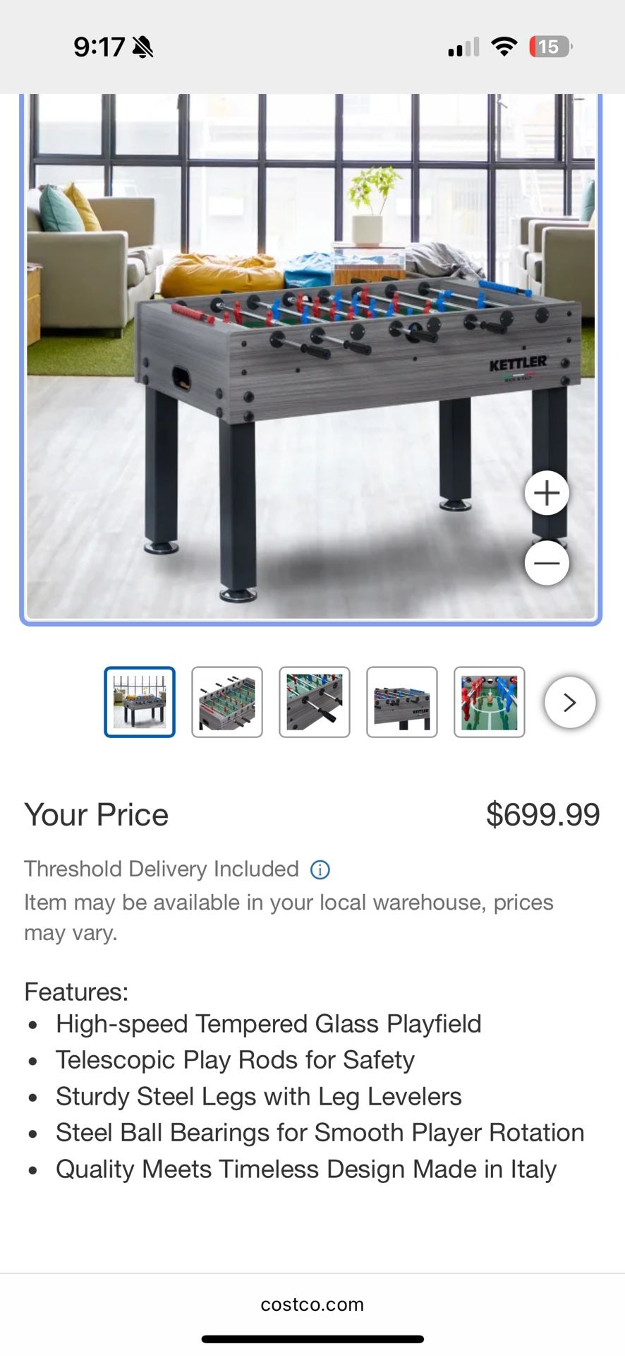 Foosball Table